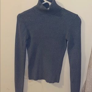 Gap tight-knitted Blue turtleneck sweater